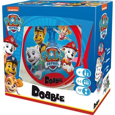 Asmodee Dobble Paw Patrol Jeu de cartes pour 2 à 5 joueurs A partir de 4 ans Asmodee Dobble Paw Patrol Jeu de cartes pour 2 à 5 joueurs A partir de 4 ans