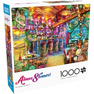 Buffalo Aimee Stewart Coucher de Soleil à la Plage - Puzzle de 1000 Pièces Buffalo Aimee Stewart Coucher de Soleil à la Plage - Puzzle de 1000 Pièces