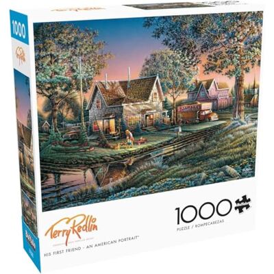 Buffalo Games Terry Redlin Son premier ami Puzzle de 1000 pièces Buffalo Games Terry Redlin Son premier ami Puzzle de 1000 pièces