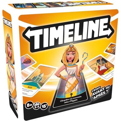 Asmodee TIMELINE Nouvelle Edition Jeu de Société sur l'Histoire pour Enfants dès 8 Ans Devinez Les Dates des Evènements Jeu de Cartes Familial 2 à 6 Joueurs -15 Min Version Française Asmodee TIMELINE Nouvelle Edition Jeu de Société sur l'Histoire pour Enfants dès 8 Ans Devinez Les Dates des Evènements Jeu de Cartes Familial 2 à 6 Joueurs -15 Min Version Française