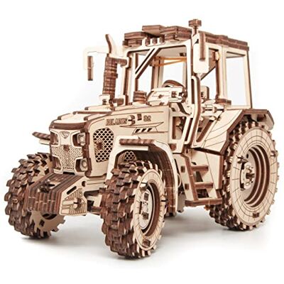 ART Tractor BELARUS-82 Puzzle 3D mécanique en Bois Casse-tête pour Adultes et Adolescents -à Monter soi-même sans Colle- 269 pièces, Naturel ART Tractor BELARUS-82 Puzzle 3D mécanique en Bois Casse-tête pour Adultes et Adolescents -à Monter soi-même sans Colle- 269 pièces, Naturel