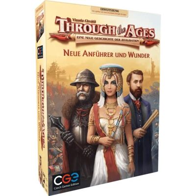 Édition tchèque CZ109 - Nouveaux dirigeants et merveilles : À travers les âges, extension pour 2-4 joueurs - Jeu de société Édition tchèque CZ109 - Nouveaux dirigeants et merveilles : À travers les âges, extension pour 2-4 joueurs - Jeu de société