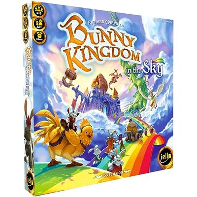 IELLO Bunny Kingdom in the Sky – Extension Version Française – Nouveau Plateau, 5e Joueur, Commerce & Ressources – Jeu de Stratégie 2-5 Joueurs 45 Min Dès 12 Ans IELLO Bunny Kingdom in the Sky – Extension Version Française – Nouveau Plateau, 5e Joueur, Commerce & Ressources – Jeu de Stratégie 2-5 Joueurs 45 Min Dès 12 Ans