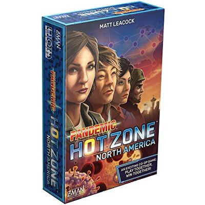 Asmodee Z-Man Games Pandemic: Hot Zone North America Jeu de société À partir de 8 ans Pour 2 à 4 joueurs Temps de jeu de 30 minutes Asmodee Z-Man Games Pandemic: Hot Zone North America Jeu de société À partir de 8 ans Pour 2 à 4 joueurs Temps de jeu de 30 minutes