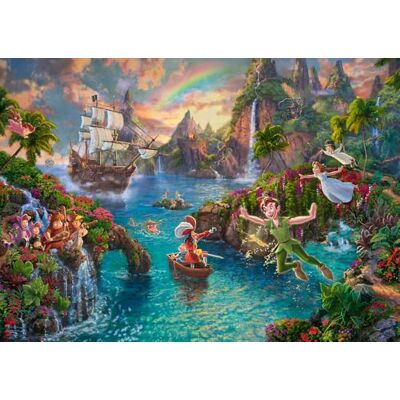 SCHMIDT Spiele 59635 Thomas Kinkade, Disney, Peter Pan, puzzle 1000 pièces SCHMIDT Spiele 59635 Thomas Kinkade, Disney, Peter Pan, puzzle 1000 pièces