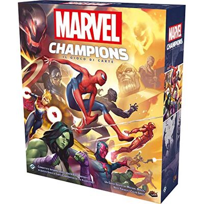 Asmodee , Marvel Champions Jeu de cartes Jeu de table 1 à 4 joueurs À partir de 12 ans Édition italienne Asmodee , Marvel Champions Jeu de cartes Jeu de table 1 à 4 joueurs À partir de 12 ans Édition italienne