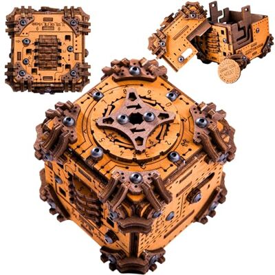 WOODEN.CITY Tesseract's Secret – Boîte de puzzle 3D en bois pour adultes – Kit de casse-tête mécanique DIY – Escape Room dans une boîte – Idée cadeau unique pour les amateurs de puzzle, les penseurs WOODEN.CITY Tesseract's Secret – Boîte de puzzle 3D en bois pour adultes – Kit de casse-tête mécanique DIY – Escape Room dans une boîte – Idée cadeau unique pour les amateurs de puzzle, les penseurs