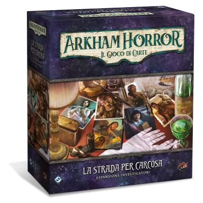 Asmodee Arkham Horreur, Le Jeu de Cartes: La Route de Carcosa, Expansion Enquêteurs, Édition en Italien, 9674 Asmodee Arkham Horreur, Le Jeu de Cartes: La Route de Carcosa, Expansion Enquêteurs, Édition en Italien, 9674