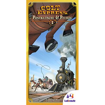 Asmodee Colt Express Pferde und Postkutsche (Spiel-Zubehör): 1. Erweiterung Asmodee Colt Express Pferde und Postkutsche (Spiel-Zubehör): 1. Erweiterung