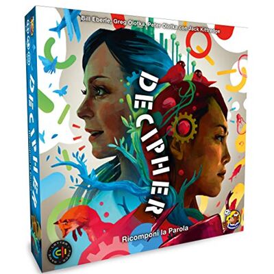 Asmodee Decipher, jeu de table, 2-4 joueurs, 10+ ans, édition en italien Asmodee Decipher, jeu de table, 2-4 joueurs, 10+ ans, édition en italien