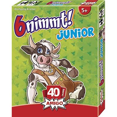 AMIGO 6 nimmt! Junior (Kinderspiel): Der Spieleklassiker jetzt auch für die Jüngsten. Auf der Empfehlungsliste zu Kinderspiel des Jahres 2009 AMIGO 6 nimmt! Junior (Kinderspiel): Der Spieleklassiker jetzt auch für die Jüngsten. Auf der Empfehlungsliste zu Kinderspiel des Jahres 2009