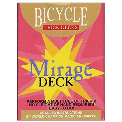 Bicycle Mirage Deck (Red) Trick by Murphy's Magic Bicycle Mirage Deck (Red) Trick by Murphy's Magic