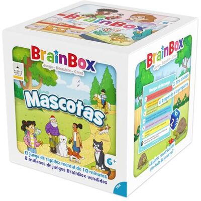 Asmodee Animaux Brainbox - Découvre - Grandis - Jeu de Société Asmodee Animaux Brainbox - Découvre - Grandis - Jeu de Société
