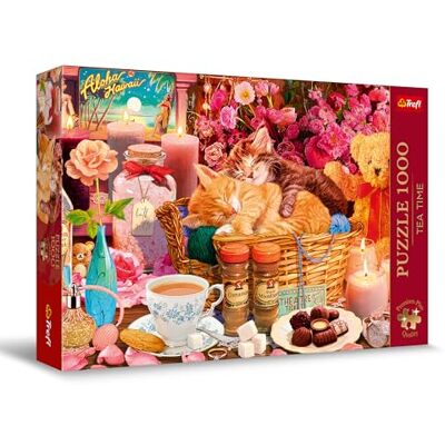Trefl Premium Plus Quality Puzzle Tea Time: Tout ce qui est agréable 1000 pièces, Série d'Images Nostalgiques Peintes, Pièces Parfaitement Assorties, pour Adultes et Enfants à partir de 12 ans Trefl Premium Plus Quality Puzzle Tea Time: Tout ce qui est agréable 1000 pièces, Série d'Images Nostalgiques Peintes, Pièces Parfaitement Assorties, pour Adultes et Enfants à partir de 12 ans