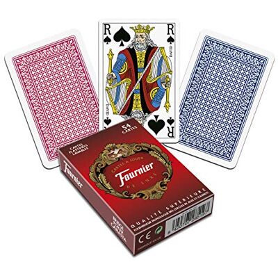 Fournier F28519 Jeu de 54 Cartes (Coloris Aleatoire) Fournier F28519 Jeu de 54 Cartes (Coloris Aleatoire)
