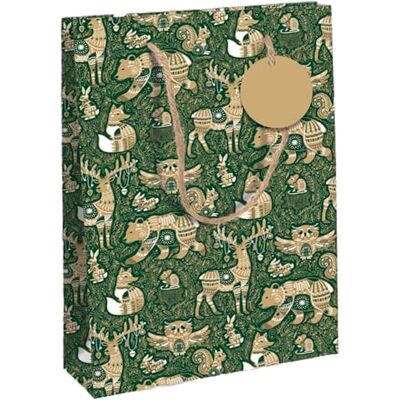 Eurowrap X-34662-2C Un lot de 6 Sacs Cadeaux Kraft- Format large 26,5x14x33 cm 210g Motif : Animaux de la forêt vintage Idéal pour : Jeux De Société, Puzzles, Cadeaux Eurowrap X-34662-2C Un lot de 6 Sacs Cadeaux Kraft- Format large 26,5x14x33 cm 210g Motif : Animaux de la forêt vintage Idéal pour : Jeux De Société, Puzzles, Cadeaux