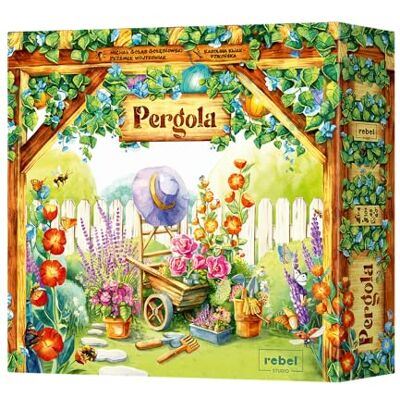 Asmodee Pergola Jeu de Table sur le thème du Jardinage, Jeu Stratégique pour 1-4 Joueurs avec Mode Solitaire, Jeu pour Adultes et Enfants à partir de 10 ans, 45-60 min, Version Italienne Asmodee Pergola Jeu de Table sur le thème du Jardinage, Jeu Stratégique pour 1-4 Joueurs avec Mode Solitaire, Jeu pour Adultes et Enfants à partir de 10 ans, 45-60 min, Version Italienne