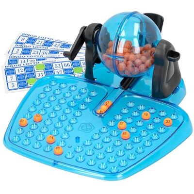 COLORBABY Bingo Enfant, Jeux de société pour enfants, Bingo Manuel, 48 cartons Bingo, 90 boules, 82 jetons de Bingo, CB Games, +5 ans, pour + 2 joueurs COLORBABY Bingo Enfant, Jeux de société pour enfants, Bingo Manuel, 48 cartons Bingo, 90 boules, 82 jetons de Bingo, CB Games, +5 ans, pour + 2 joueurs