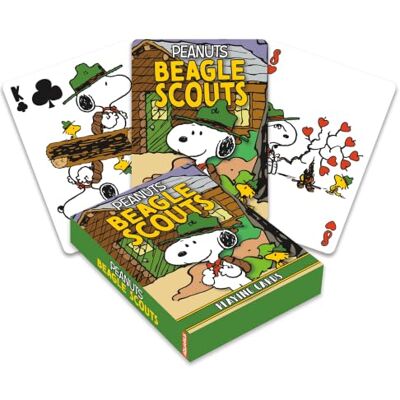 AQUARIUS Snoopy Beagle Scouts Playing Cards – Snoopy Beagle Scouts Themed Deck of Cards for Your Favorite Card Games Officially Licensed Peanuts Merchandise & Collectibles AQUARIUS Snoopy Beagle Scouts Playing Cards – Snoopy Beagle Scouts Themed Deck of Cards for Your Favorite Card Games Officially Licensed Peanuts Merchandise & Collectibles