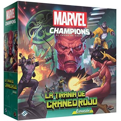 Asmodee Marvel Champions Tiranía de Crâne Rouge Version Espagnole Asmodee Marvel Champions Tiranía de Crâne Rouge Version Espagnole