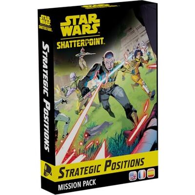 Asmodee Star Wars : Shatterpoint Strategic Positions Mission Card Pack Jeu de figurines à partir de 14 ans 2 joueurs Temps de jeu de 90 minutes Asmodee Star Wars : Shatterpoint Strategic Positions Mission Card Pack Jeu de figurines à partir de 14 ans 2 joueurs Temps de jeu de 90 minutes