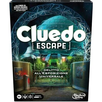 Hasbro Gaming Cluedo Escape Crime à l'Exposition Universelle Jeu de Table pour Enfants et Filles de 10 Ans, Jeu de Stratégie en version Escape Room pour 1-6 Joueurs Hasbro Gaming Cluedo Escape Crime à l'Exposition Universelle Jeu de Table pour Enfants et Filles de 10 Ans, Jeu de Stratégie en version Escape Room pour 1-6 Joueurs