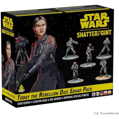 Asmodee Jeu Star Wars Shatterpoint : Aujourd'hui la Rebellion Meurt (Escouade) Asmodee Jeu Star Wars Shatterpoint : Aujourd'hui la Rebellion Meurt (Escouade)