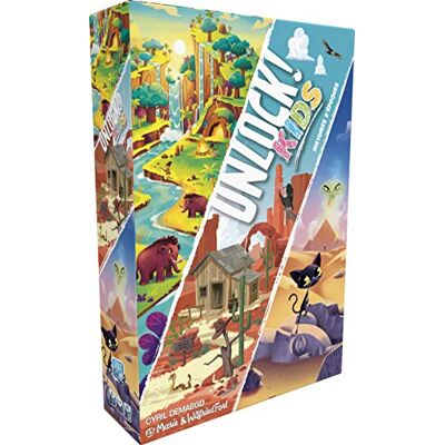 Asmodee Amsmodee Unlock! Kids 2 Histoires Epoques Jeu de société 1-4 joueurs à partir de 6 ans 15-30 minutes jeu de coopération Asmodee Amsmodee Unlock! Kids 2 Histoires Epoques Jeu de société 1-4 joueurs à partir de 6 ans 15-30 minutes jeu de coopération