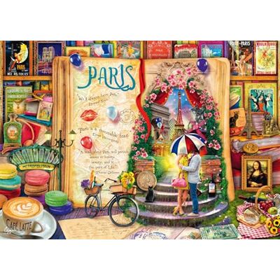 SCHMIDT Spiele 58599 Souvenirs de Paris, Aimee Steward, puzzle 1000 pièces SCHMIDT Spiele 58599 Souvenirs de Paris, Aimee Steward, puzzle 1000 pièces