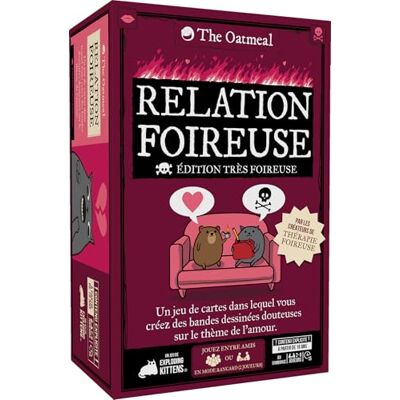 Asmodee Relation Foireuse Edition Extra Foireuse Exploding Kittens Jeu d’Ambiance Adulte The Oatmeal Humour Noir 18+ 2 à 8 Joueurs 15 Min Version Française Asmodee Relation Foireuse Edition Extra Foireuse Exploding Kittens Jeu d’Ambiance Adulte The Oatmeal Humour Noir 18+ 2 à 8 Joueurs 15 Min Version Française