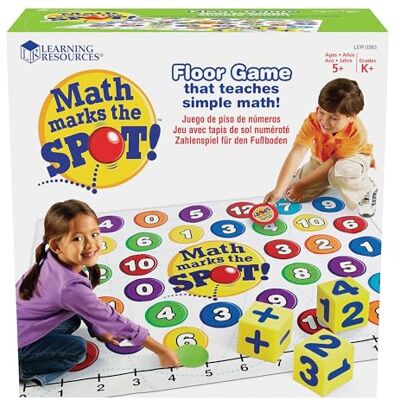 Learning Resources Jeu d'activités mathématiques Marks the Spot Learning Resources Jeu d'activités mathématiques Marks the Spot