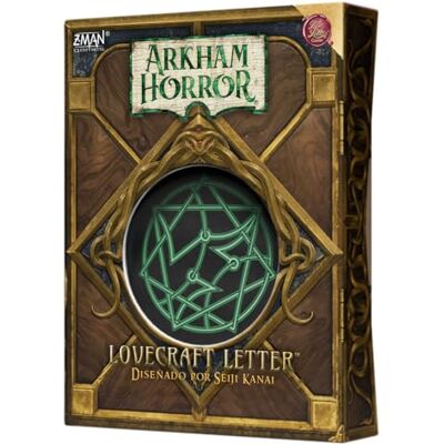 Asmodee Z-Man Games Arkham Horror Lovecraft Letter Jeu de cartes à partir de 14 ans 2 à 6 joueurs 30-45 minutes par partie Asmodee Z-Man Games Arkham Horror Lovecraft Letter Jeu de cartes à partir de 14 ans 2 à 6 joueurs 30-45 minutes par partie