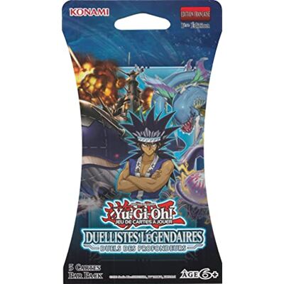 Yu-Gi-Oh! Yu Gi Oh Booster de 5 Cartes sous Blister Duellistes Légendaires : Duels des Profondeurs Version Française Yu-Gi-Oh! Yu Gi Oh Booster de 5 Cartes sous Blister Duellistes Légendaires : Duels des Profondeurs Version Française