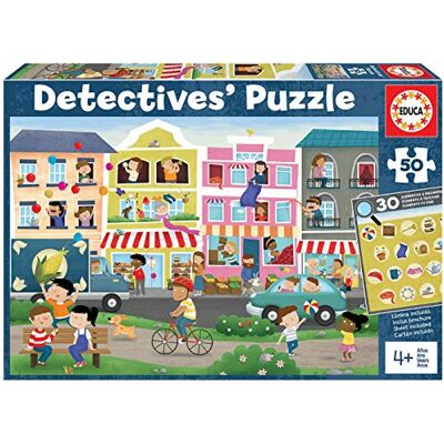 Educa Detective puzzel 50 stukjes in de stad Educa Detective puzzel 50 stukjes in de stad
