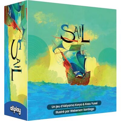 Asmodee Allplay SAIL Jeux de société Jeux de Cartes Jeu de Plis coopératif à partir de 11 Ans 2 Joueurs 20 Min Version française Asmodee Allplay SAIL Jeux de société Jeux de Cartes Jeu de Plis coopératif à partir de 11 Ans 2 Joueurs 20 Min Version française