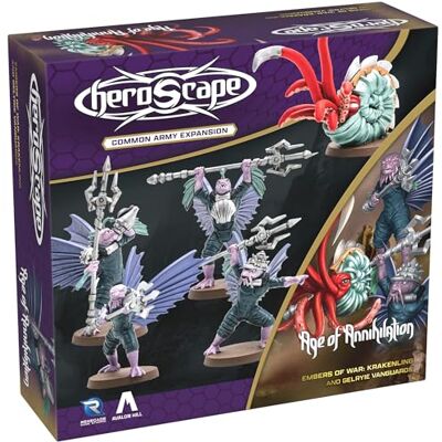 Renegade Game Studios Extension de l'armée Heroscape Krakenling et Gelyrie Vanguards – Ajouter du contenu pour le jeu Heroscape Miniatures – La boîte de combat ou le jeu maître est nécessaire pour Renegade Game Studios Extension de l'armée Heroscape Krakenling et Gelyrie Vanguards – Ajouter du contenu pour le jeu Heroscape Miniatures – La boîte de combat ou le jeu maître est nécessaire pour