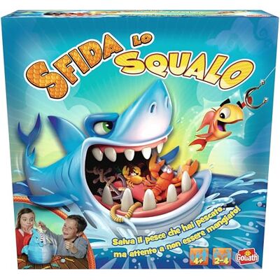 Goliath – SFIDA LO Squalo – Gioco da Tavolo Interattivo per Bambini dai 4 Anni – Gioco d’Azione e Riflessi – Pesca e Sorprese – Senza Batterie – Regalo Divertente – 2-4 Giocatori – 5 Min Goliath – SFIDA LO Squalo – Gioco da Tavolo Interattivo per Bambini dai 4 Anni – Gioco d’Azione e Riflessi – Pesca e Sorprese – Senza Batterie – Regalo Divertente – 2-4 Giocatori – 5 Min