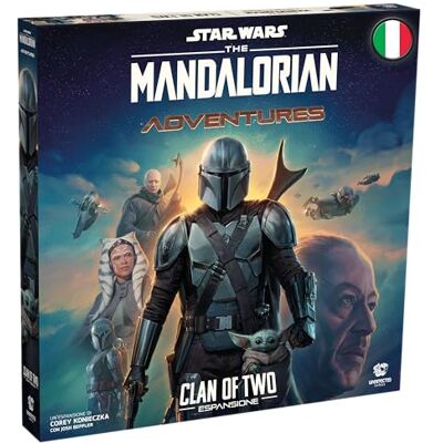 Asmodee The Mandalorian Adventures: Clan of Two, Jeu de table, 1-4 joueurs, 12+ ans, édition en italien Asmodee The Mandalorian Adventures: Clan of Two, Jeu de table, 1-4 joueurs, 12+ ans, édition en italien