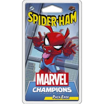 Asmodee – Marvel Champions, Le Jeu de Cartes, Spider-Ham, Pack Héros, Expansion Jeu de Table, 9359 Asmodee – Marvel Champions, Le Jeu de Cartes, Spider-Ham, Pack Héros, Expansion Jeu de Table, 9359