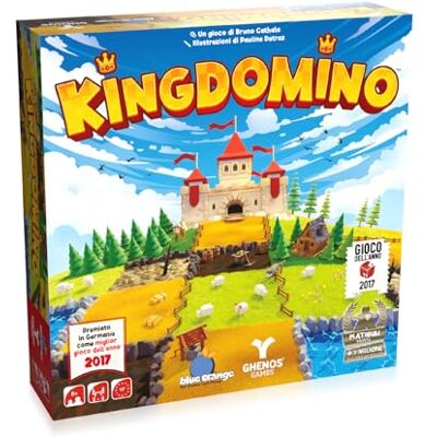 Ghenos Games Kingdomino 2 Jeu compétitif pour adultes et enfants à partir de 8 ans Jeu de société Jeu de l'année 2017 2 à 4 joueurs Durée 15 min Édition italienne Ghenos Games Kingdomino 2 Jeu compétitif pour adultes et enfants à partir de 8 ans Jeu de société Jeu de l'année 2017 2 à 4 joueurs Durée 15 min Édition italienne