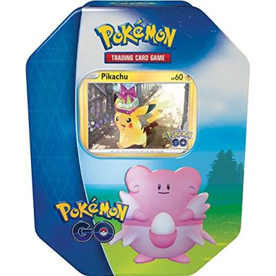 Pokémon TCG : Boîte GO Blissey (2 cartes en aluminium et 4 boosters) Pokémon TCG : Boîte GO Blissey (2 cartes en aluminium et 4 boosters)