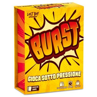Asmodee Burst, jeu de table, jeu de cartes, jeu de fête, 10 ans, 3-6 joueurs, 30 min, édition en italien Asmodee Burst, jeu de table, jeu de cartes, jeu de fête, 10 ans, 3-6 joueurs, 30 min, édition en italien