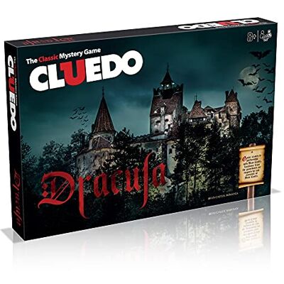 Winning Moves Dracula Cluedo Le jeu de société mystère classique, entrez dans le château de Bran pour résoudre le d'Irina, excellent cadeau pour Halloween, à partir de 8 ans Winning Moves Dracula Cluedo Le jeu de société mystère classique, entrez dans le château de Bran pour résoudre le d'Irina, excellent cadeau pour Halloween, à partir de 8 ans