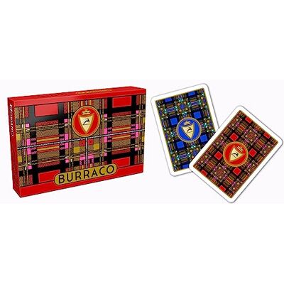 Modiano Buraco Cartes à jouer Motif écossais Modiano Buraco Cartes à jouer Motif écossais