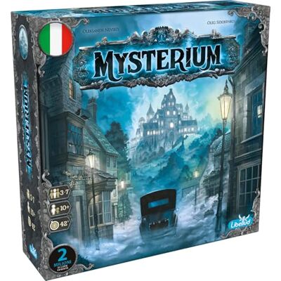 Asmodee , Mysterium, Jeu de Table des Créateurs de Dixit, 2-7 Joueurs, 10+ Ans, Edition en Italien Asmodee , Mysterium, Jeu de Table des Créateurs de Dixit, 2-7 Joueurs, 10+ Ans, Edition en Italien