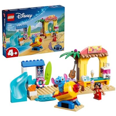 Lego ǀ Disney Jeux de Page avec Lilo et Stitch Jeu Éducatif avec 2 Magasins, Manège Fusée & 2 Minifigurines Set Montessori Cadeau d'Anniversaire pour Fille ou Garçon dès 4 ans 43280 Lego ǀ Disney Jeux de Page avec Lilo et Stitch Jeu Éducatif avec 2 Magasins, Manège Fusée & 2 Minifigurines Set Montessori Cadeau d'Anniversaire pour Fille ou Garçon dès 4 ans 43280