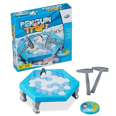 Relaxdays Jeu de pingouin pour enfants à partir de 3 ans Jeu amusant pour la famille 2 à 4 joueurs Jeu brise-glace Bleu/blanc Relaxdays Jeu de pingouin pour enfants à partir de 3 ans Jeu amusant pour la famille 2 à 4 joueurs Jeu brise-glace Bleu/blanc