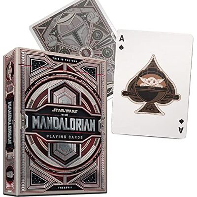 Theory11 Mandalorian Jeu de cartes à jouer édition limitée Star Wars Series Poker Deck à collectionner Theory11 Mandalorian Jeu de cartes à jouer édition limitée Star Wars Series Poker Deck à collectionner
