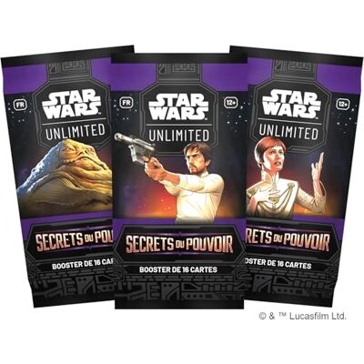 Asmodee FFG Star Wars™ : Unlimited Jeu de Cartes à Collectionner Booster Secrets du Pouvoir pour Adultes et Enfants, dès 12 Ans, 2+ Joueurs Version française Asmodee FFG Star Wars™ : Unlimited Jeu de Cartes à Collectionner Booster Secrets du Pouvoir pour Adultes et Enfants, dès 12 Ans, 2+ Joueurs Version française