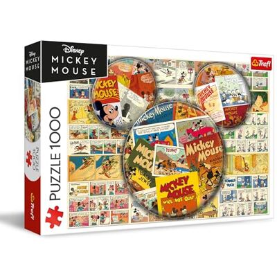 Trefl Disney, Mickey Mouse de Bande Dessinée Puzzle 1000 Pièces Puzzle avec bande Dessinée Mickey Mouse, pour les Adultes et les Enfants à partir de 14 ans Trefl Disney, Mickey Mouse de Bande Dessinée Puzzle 1000 Pièces Puzzle avec bande Dessinée Mickey Mouse, pour les Adultes et les Enfants à partir de 14 ans